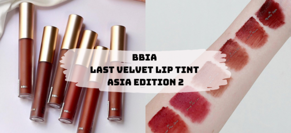 Bbia Last Velvet Lip Tint Asia Edition Version 2